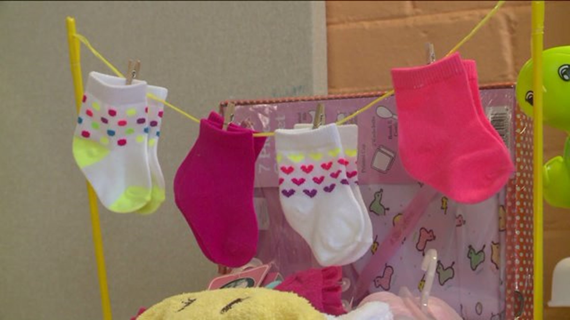 Community baby shower held for new moms in need