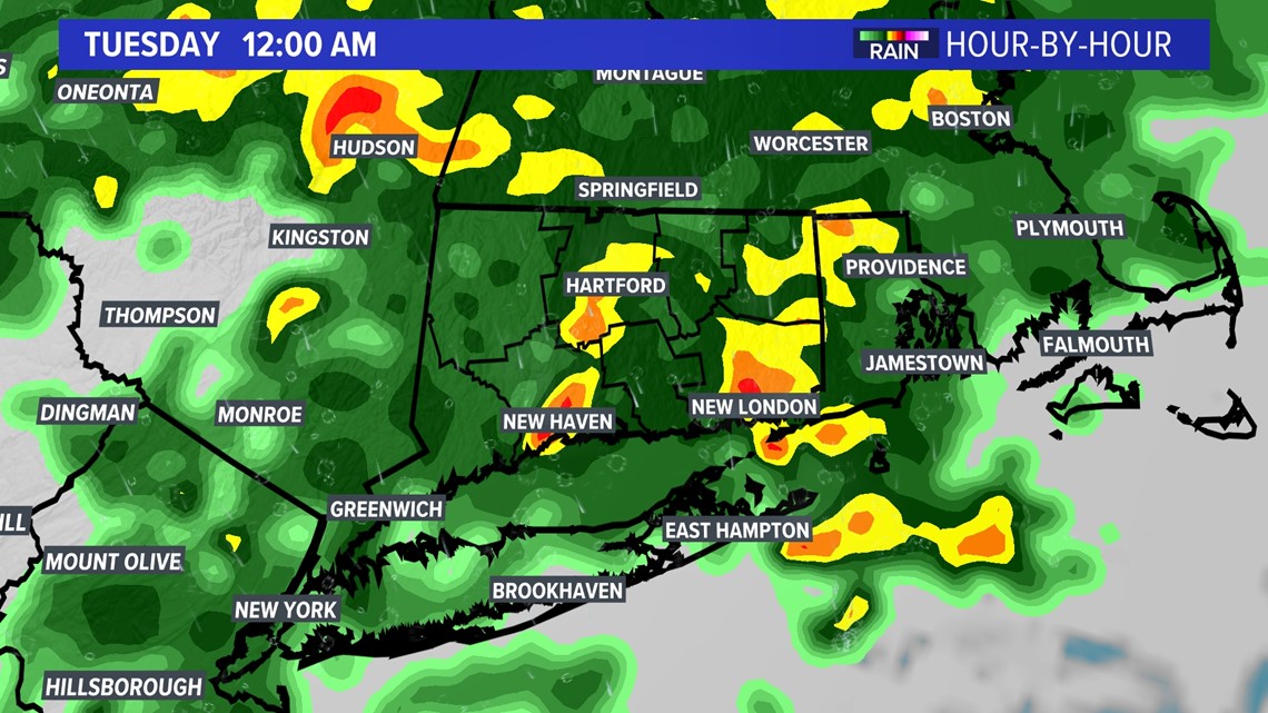 Connecticut forecast calls for downpours, flash flooding