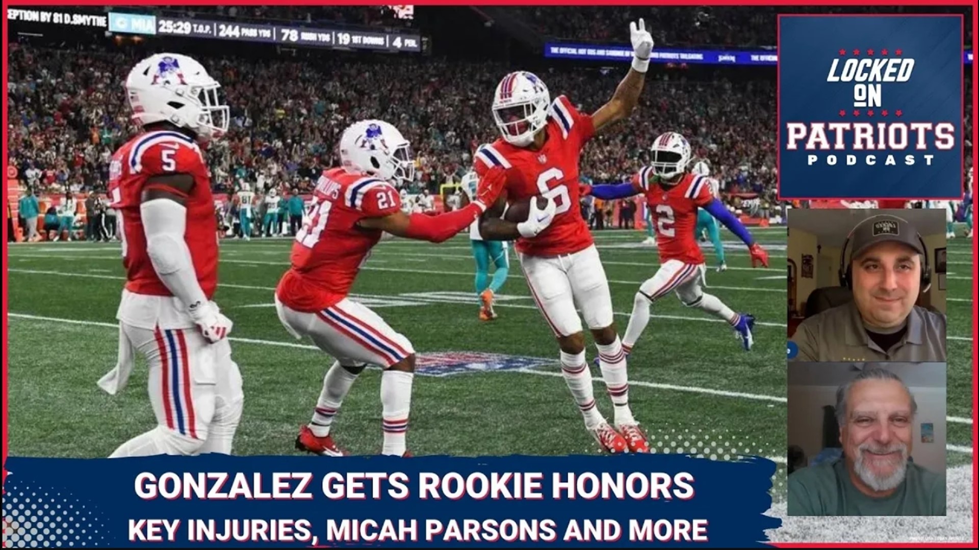 New England Patriots' CB Christian Gonzalez named NFL Defensive Rookie of  the Month 