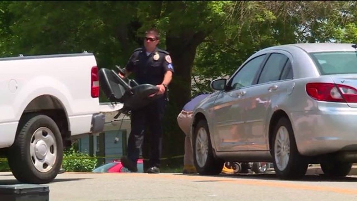 Stonington man hit by car while crossing street on motorized scooter