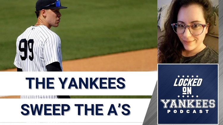 The New York Yankees sweep the Oakland A's out of the Bronx!