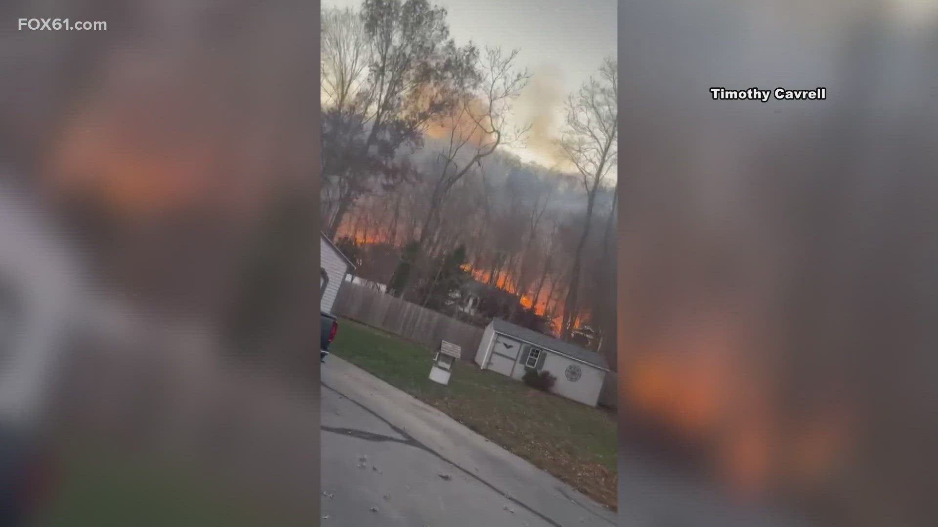 It's Connecticut's latest brush fire. This one sparked in Haddam, leaving hundreds of people without power. It is now contained and under control.