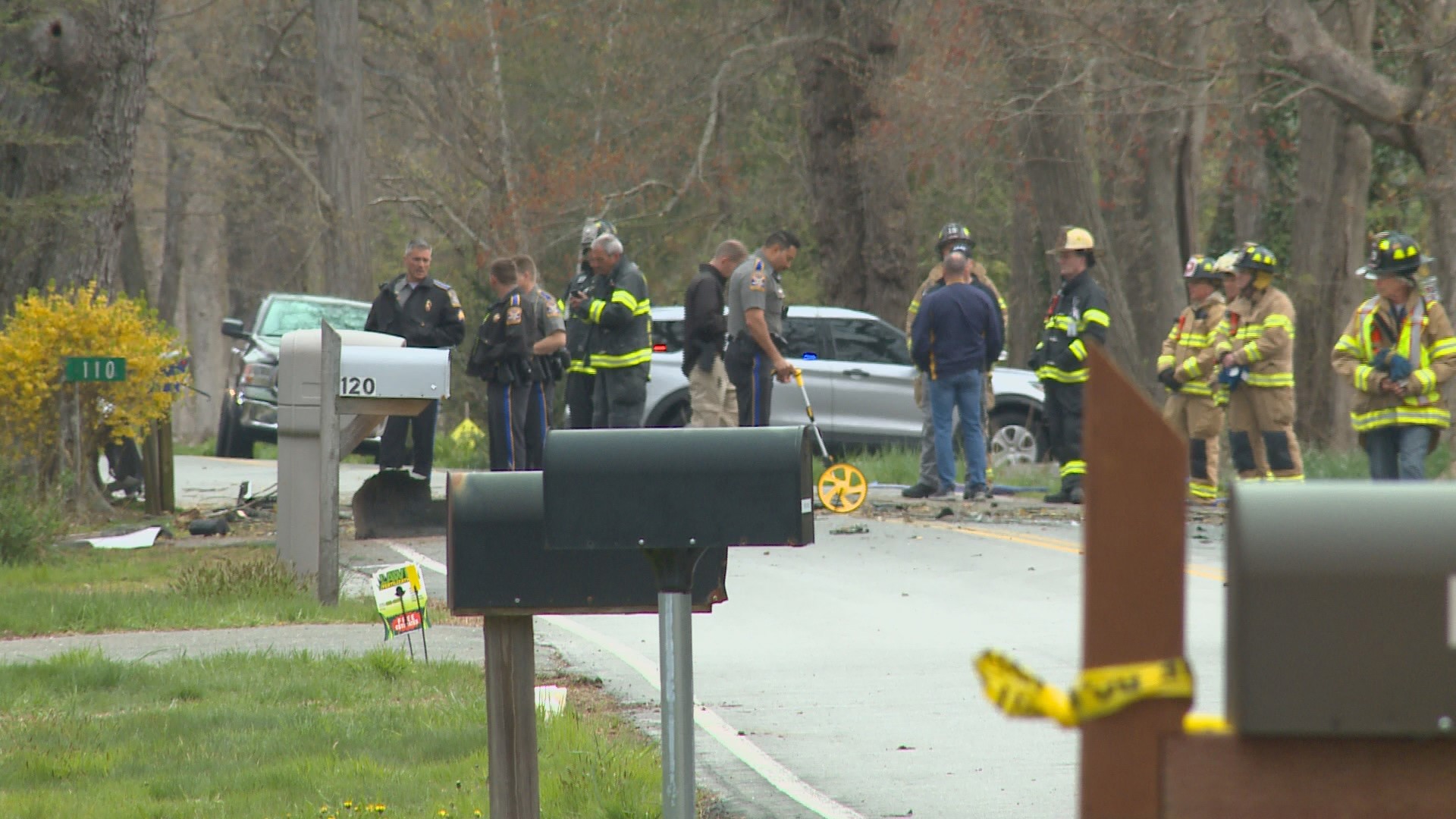 Person dies in Hebron after crash results in car fire State police