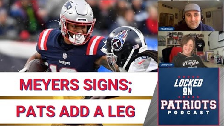 Carousel of kickers, Meyers signs and New England Patriots potential training camp topics