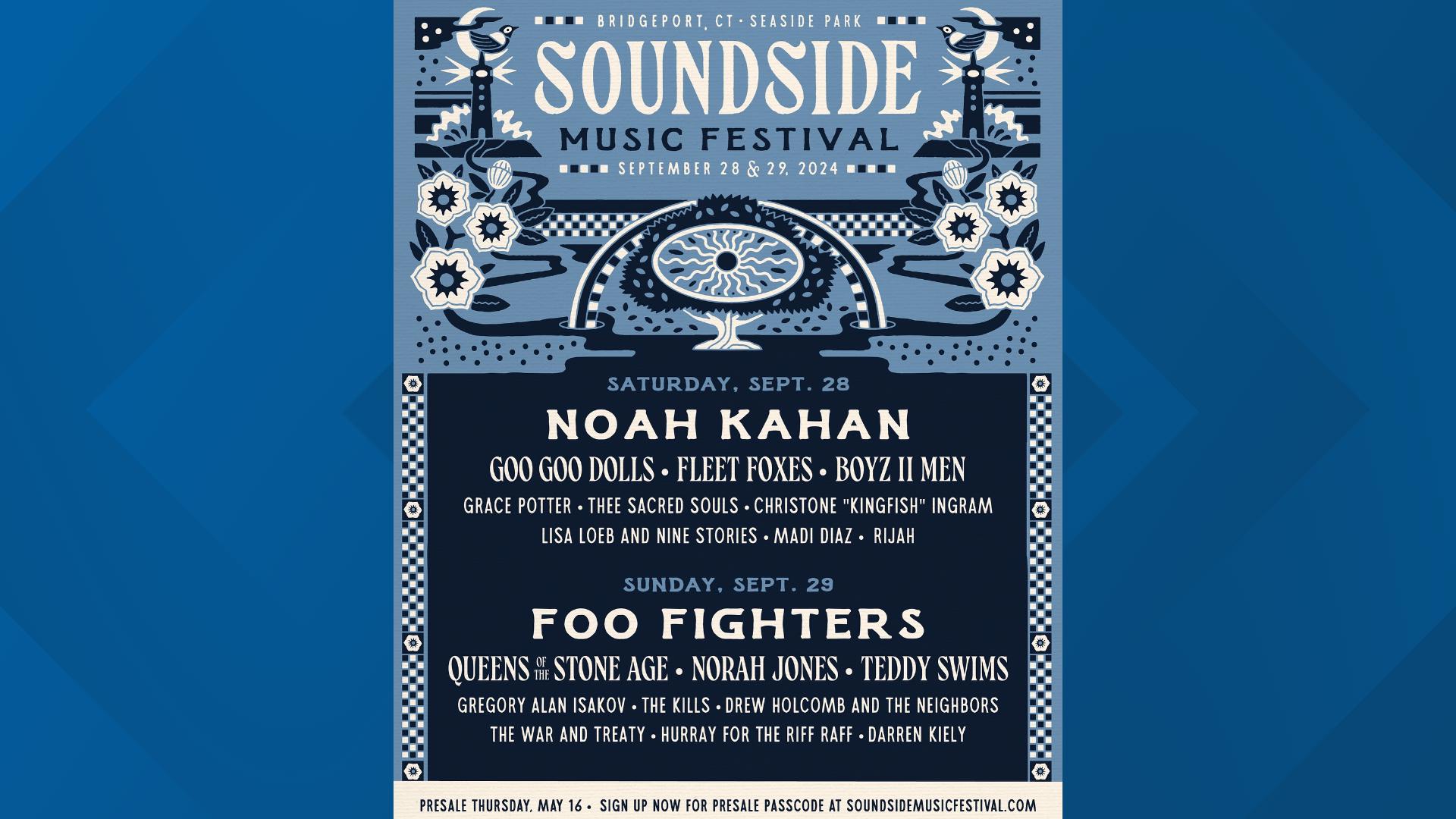 Soundside Music Festival Lineup, ticket info for Conn. concert