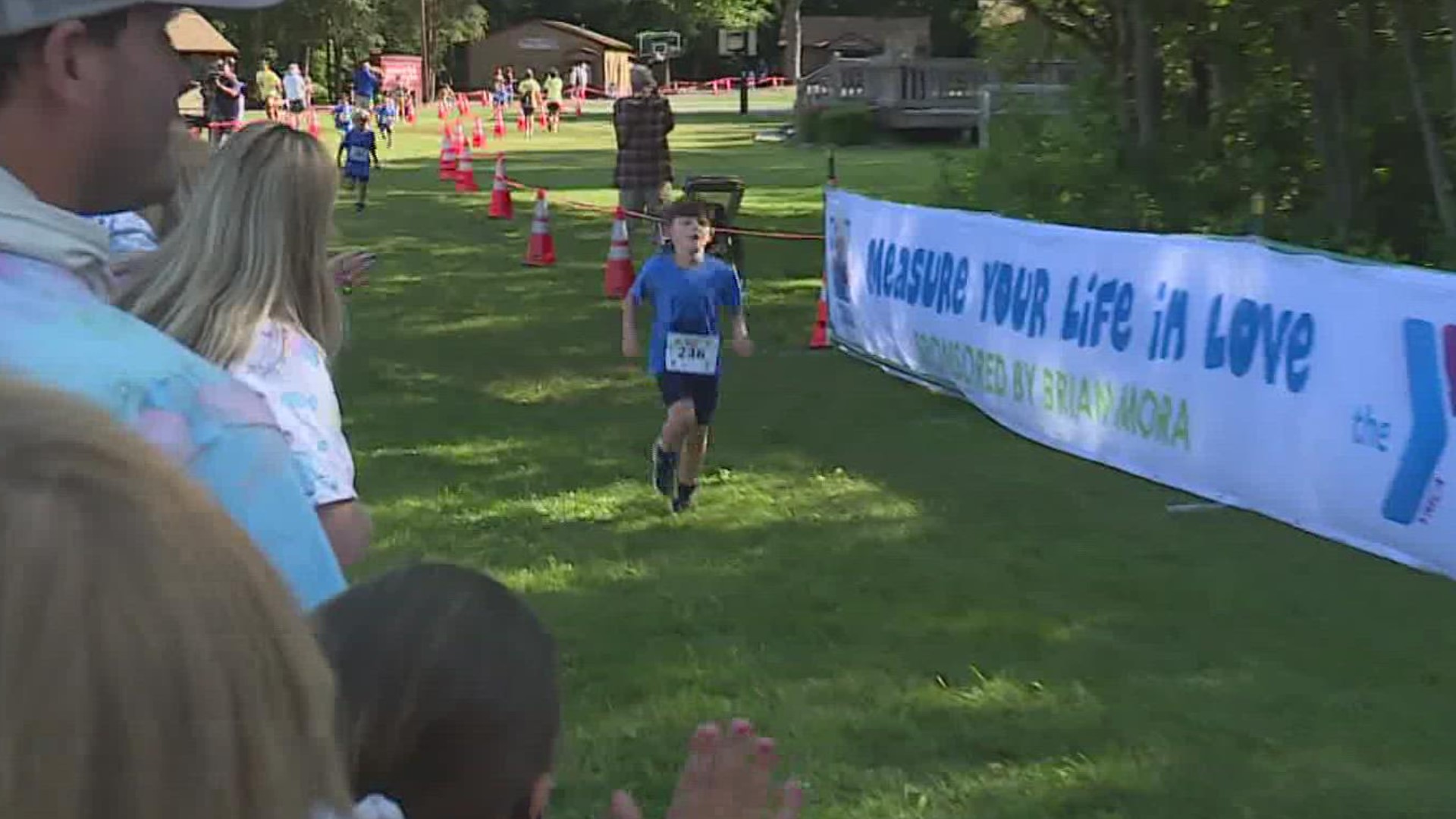 Dedicated to a victim of the Sandy Hook tragedy, the race raises funds for YMCA programs.