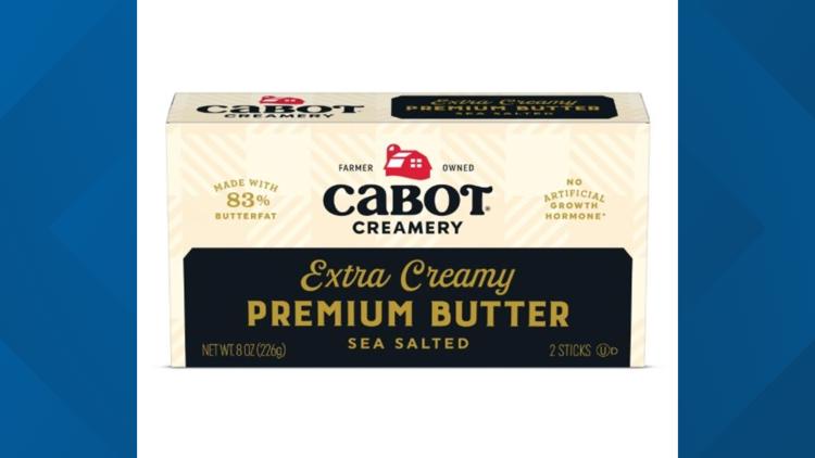 Cabot Creamery butter being recalled in several states due to bacteria contamination