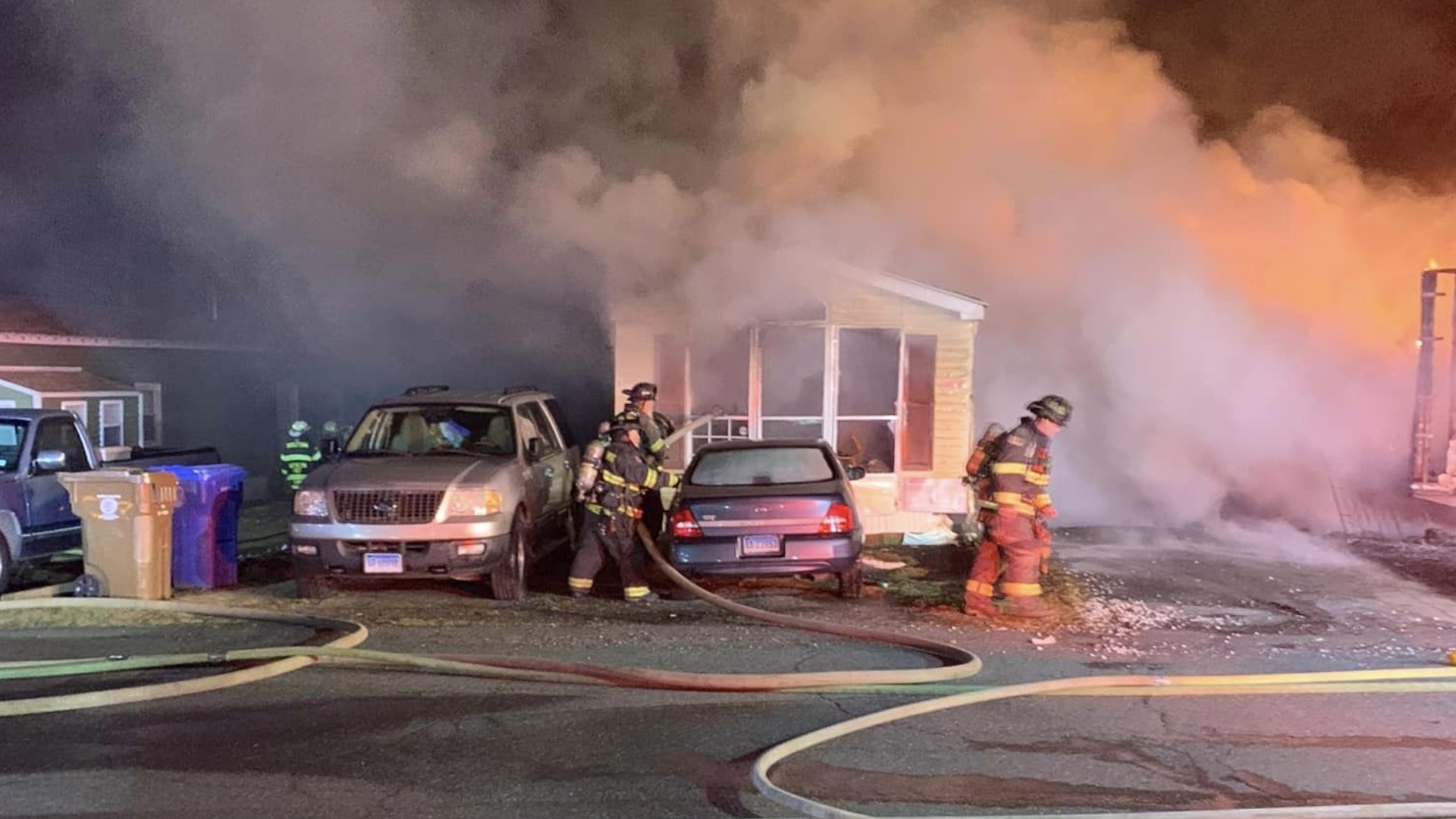 Conn. man charged with arson, kidnapping after trailer home fire ...