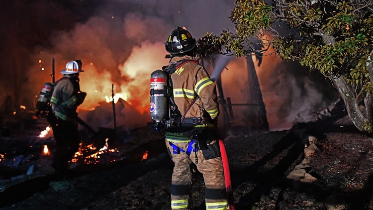 Fire destroys home in Haddam