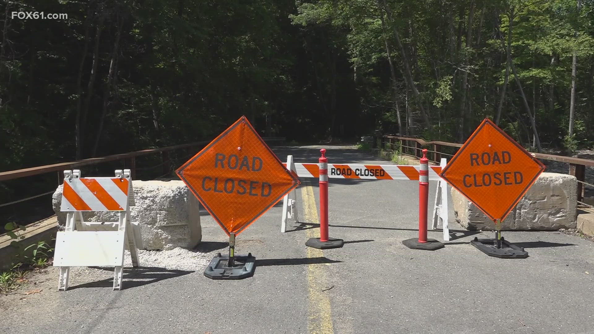 Oxford, CT road remains closed nearly 1 year after devastating