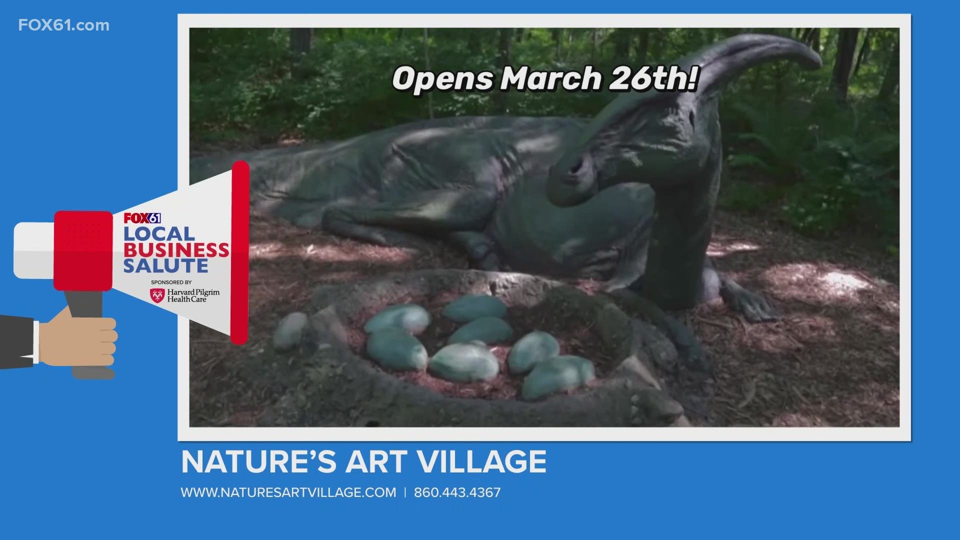 Nature's Art Village in Oakdale is open! You can see the Dinosaur Place without a reservation