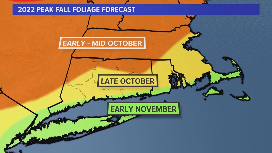 New England's foliage forecast for Fall 2022