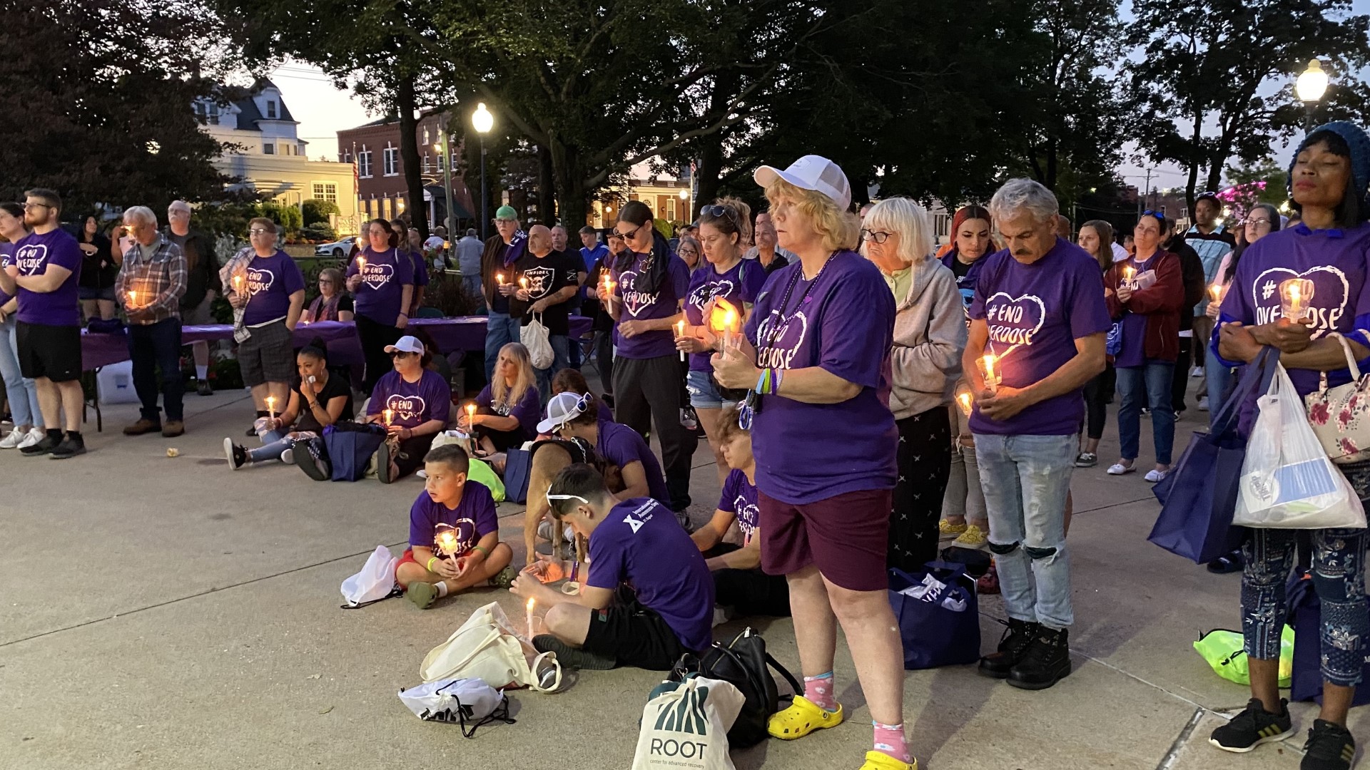 Families and friends who were at the vigil spoke on International Overdose Awareness Daty and brought light to their stories.