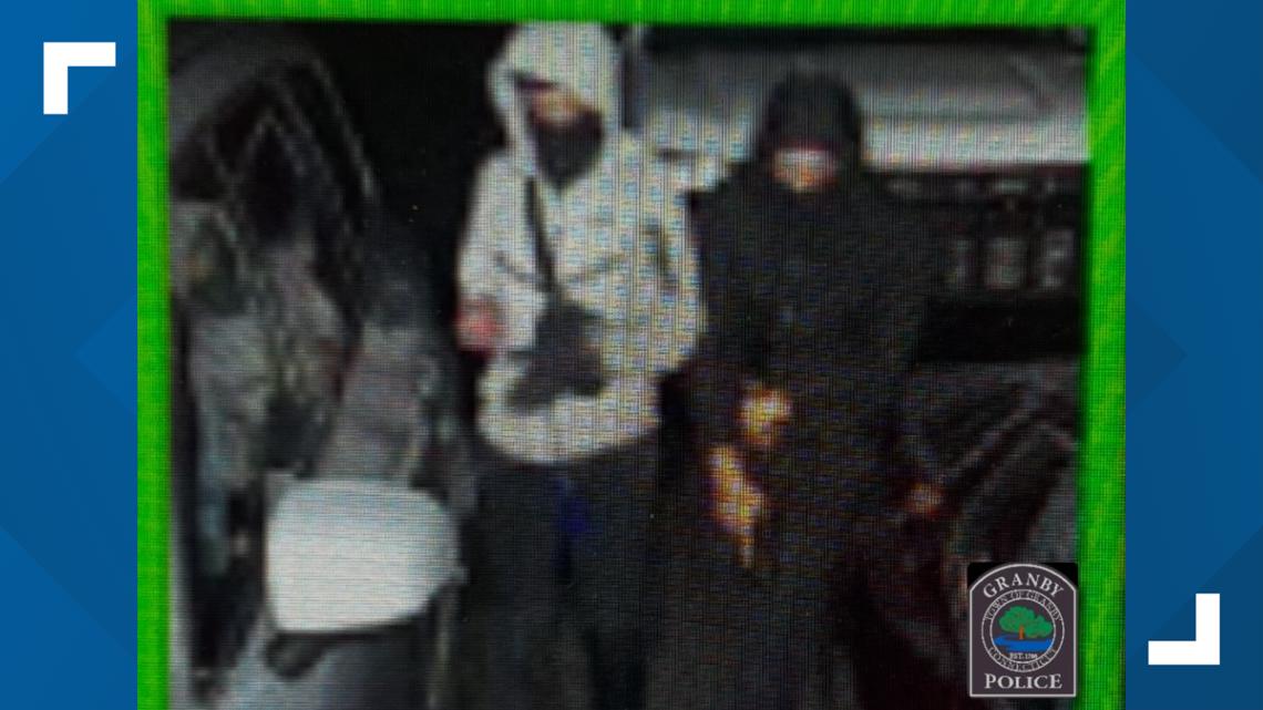 Granby police seek suspects after multiple vehicle thefts, break-ins