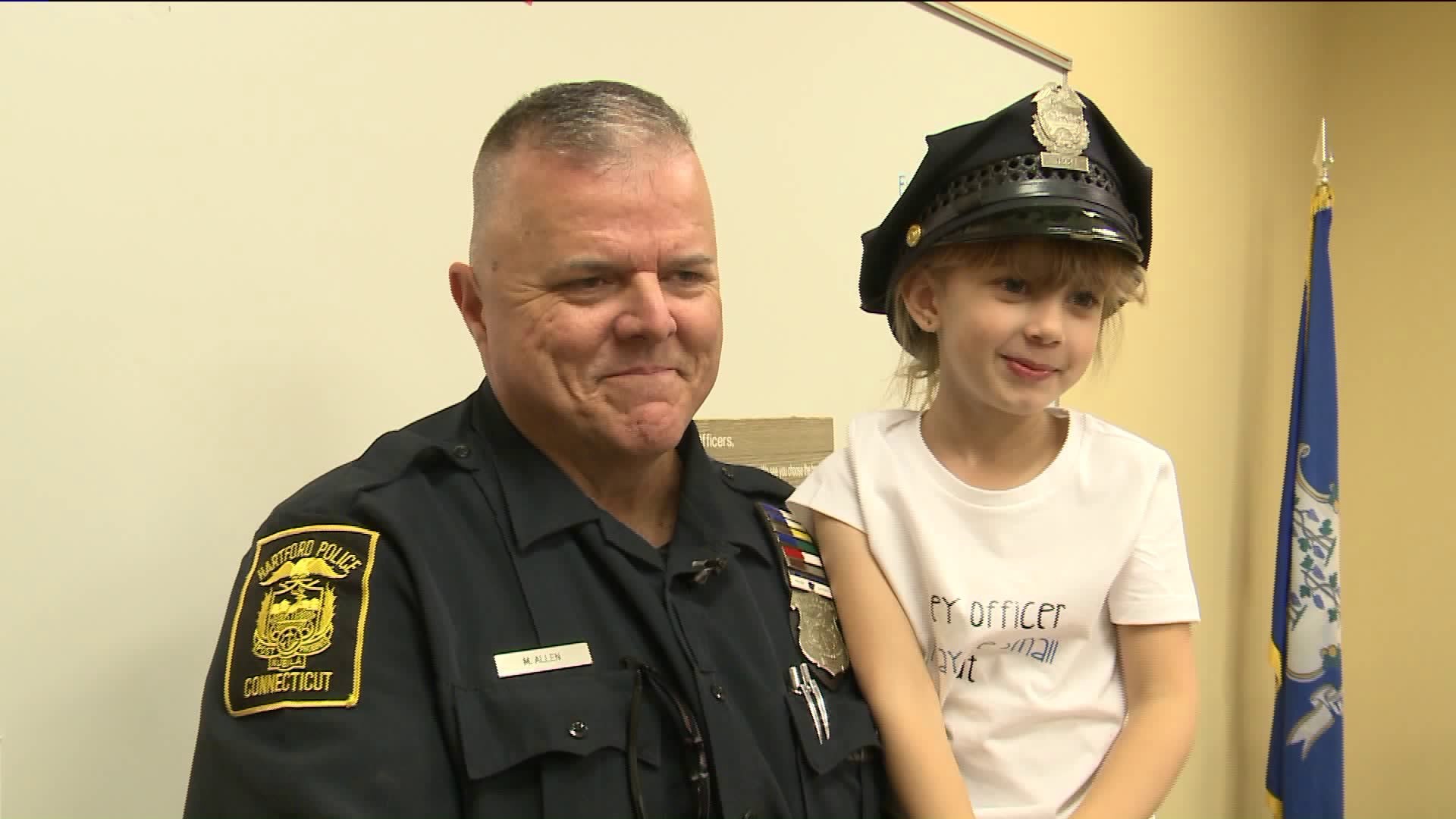 5-year-old charms Hartford police