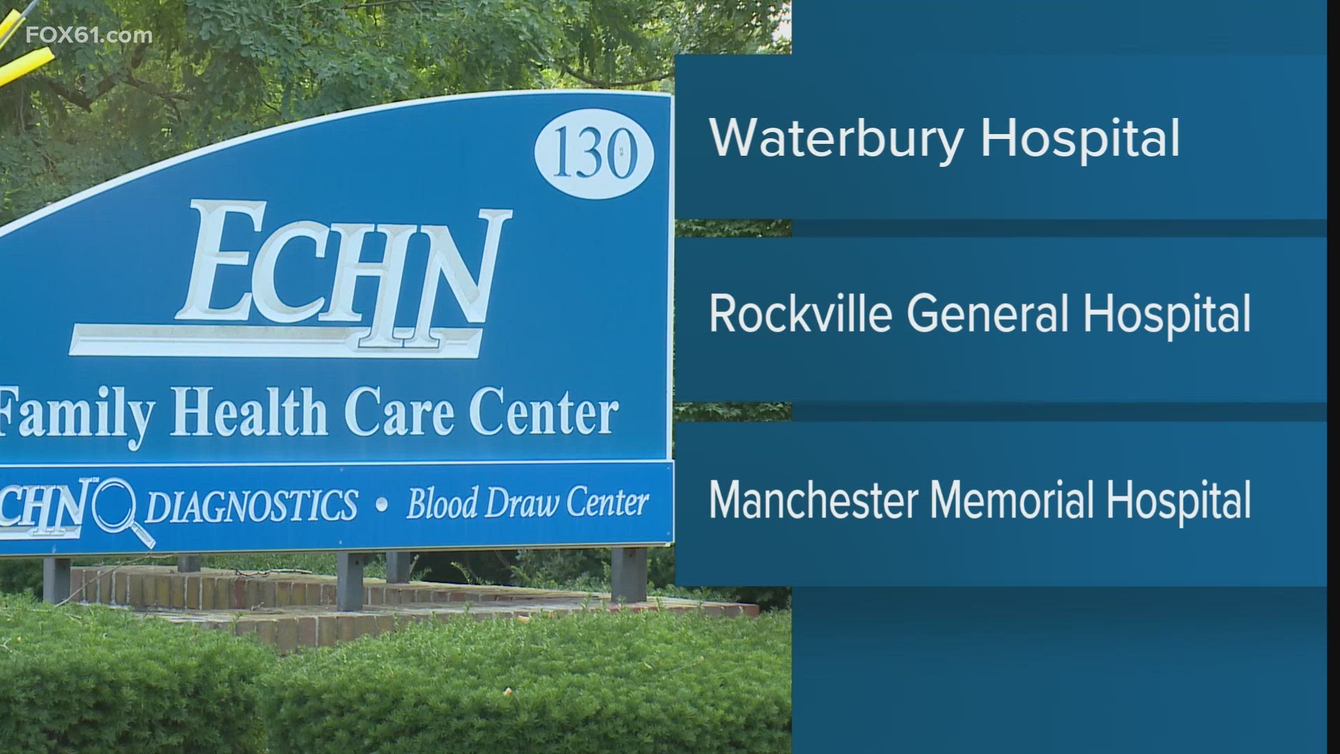 The agreement clears the way for the sale of Manchester Memorial, Rockville General and Waterbury Hospital to the New Haven based healthcare organization.