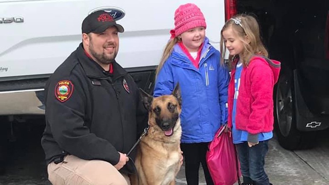 Dozens of K-9 units visit terminally ill Wisconsin girl who loves dogs ...