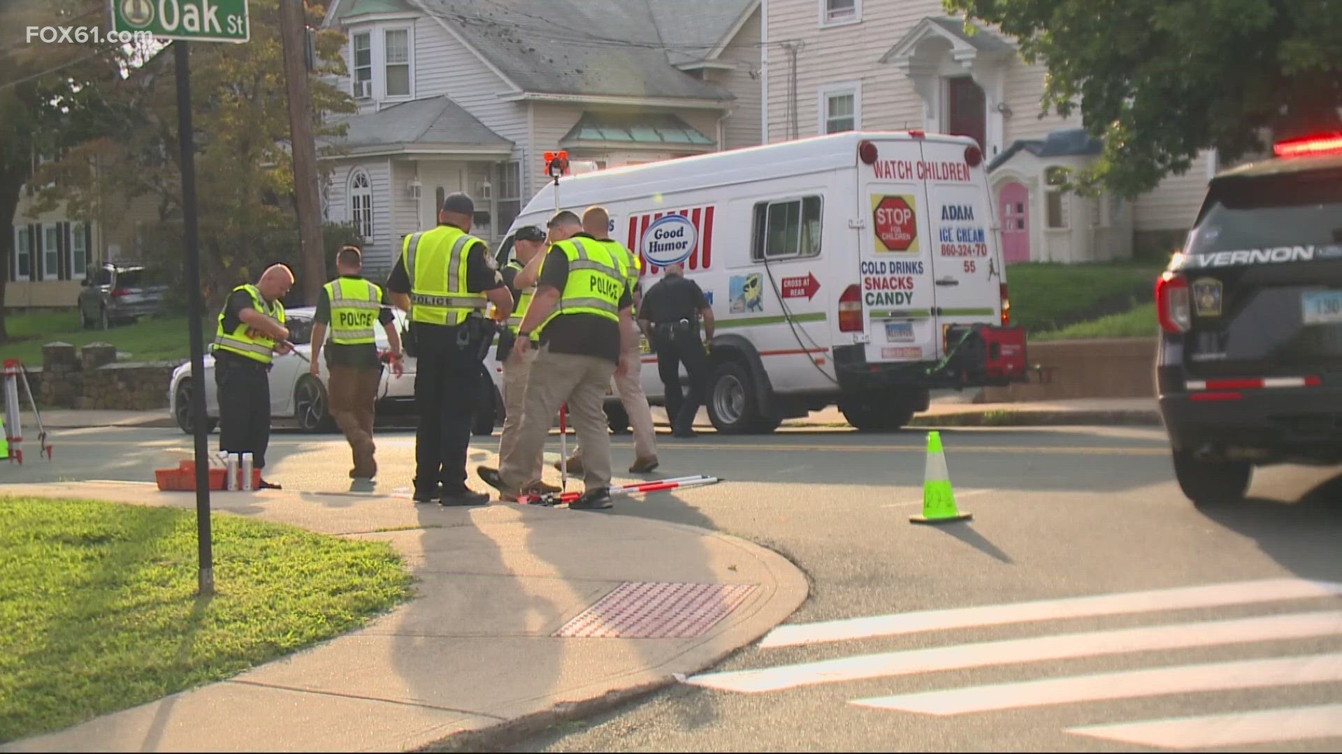 She was taken to Connecticut Children's for treatment.