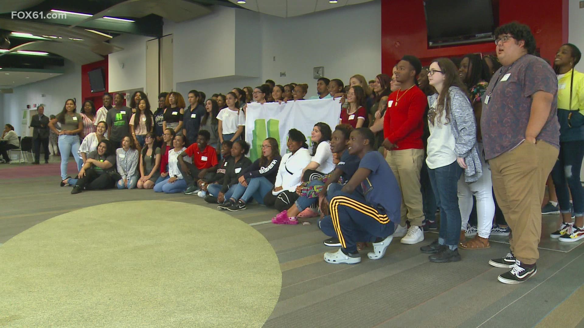 The program has given over 800 scholarships for Hartford students heading to college over the last six years.