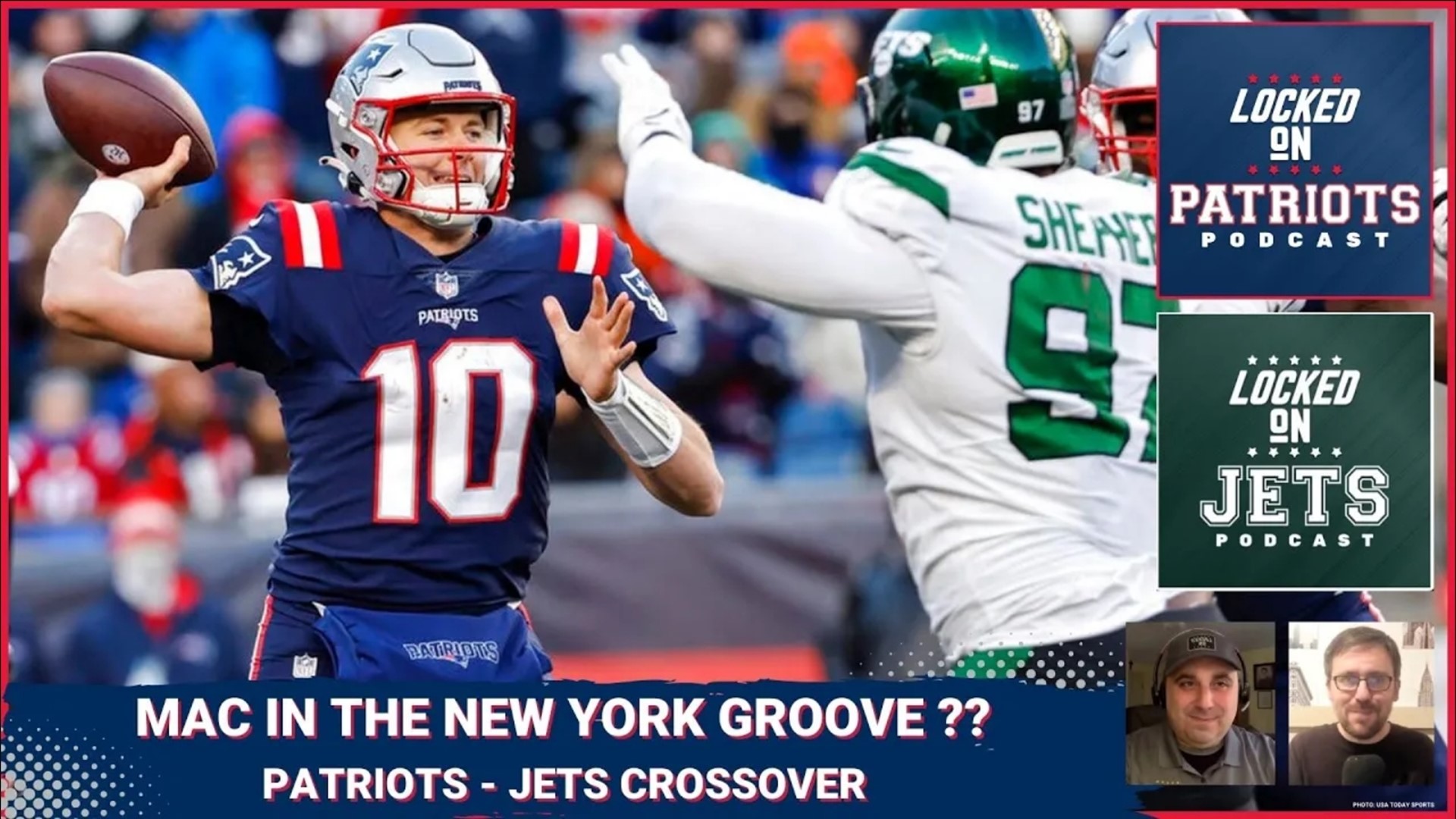 New England Patriots vs. New York Jets Crossover: Mac Jones or Zach Wilson?  Defensive slugfest?