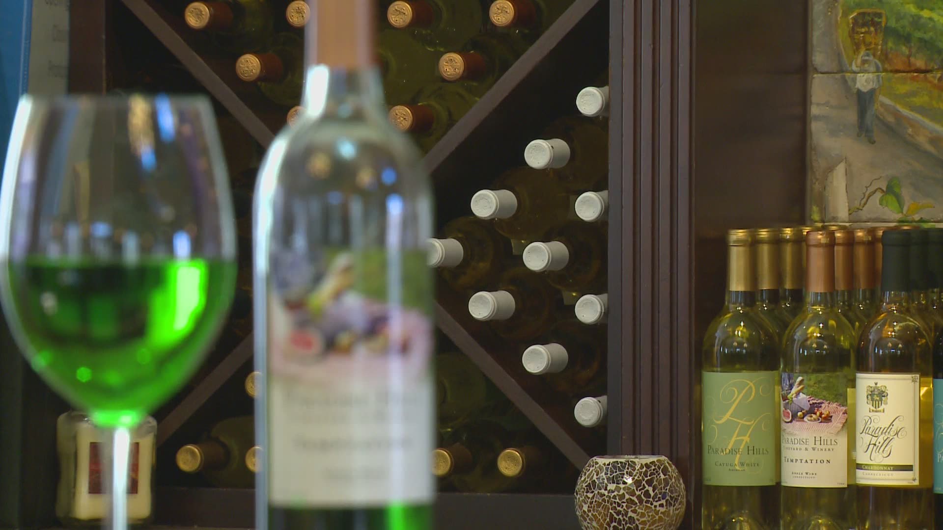 The winemakers at Paradise Hills have been making their green wine for the past eight years