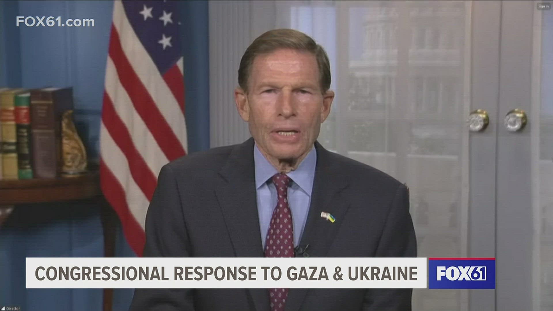 Sen. Richard Blumenthal joins FOX61 to discuss the congressional response in regard to Gaza and Ukraine.