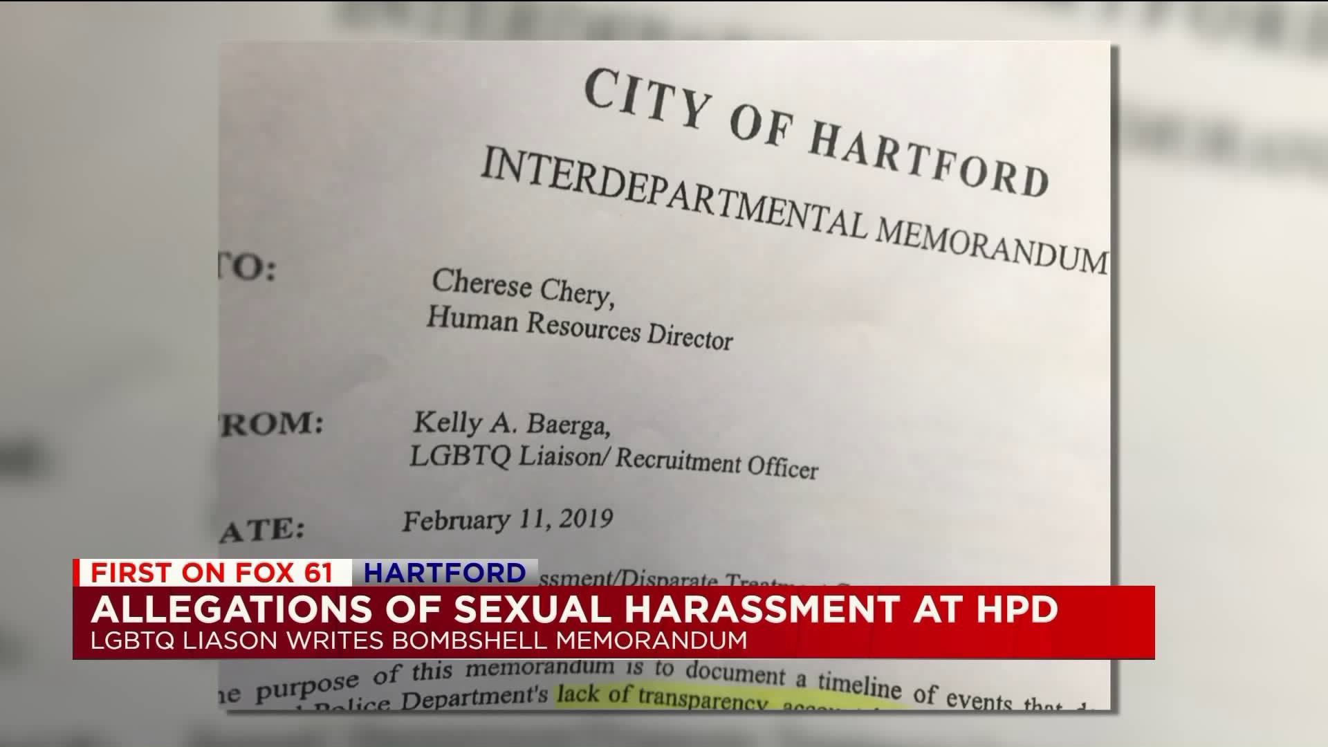 Allegations of harassment at HPD