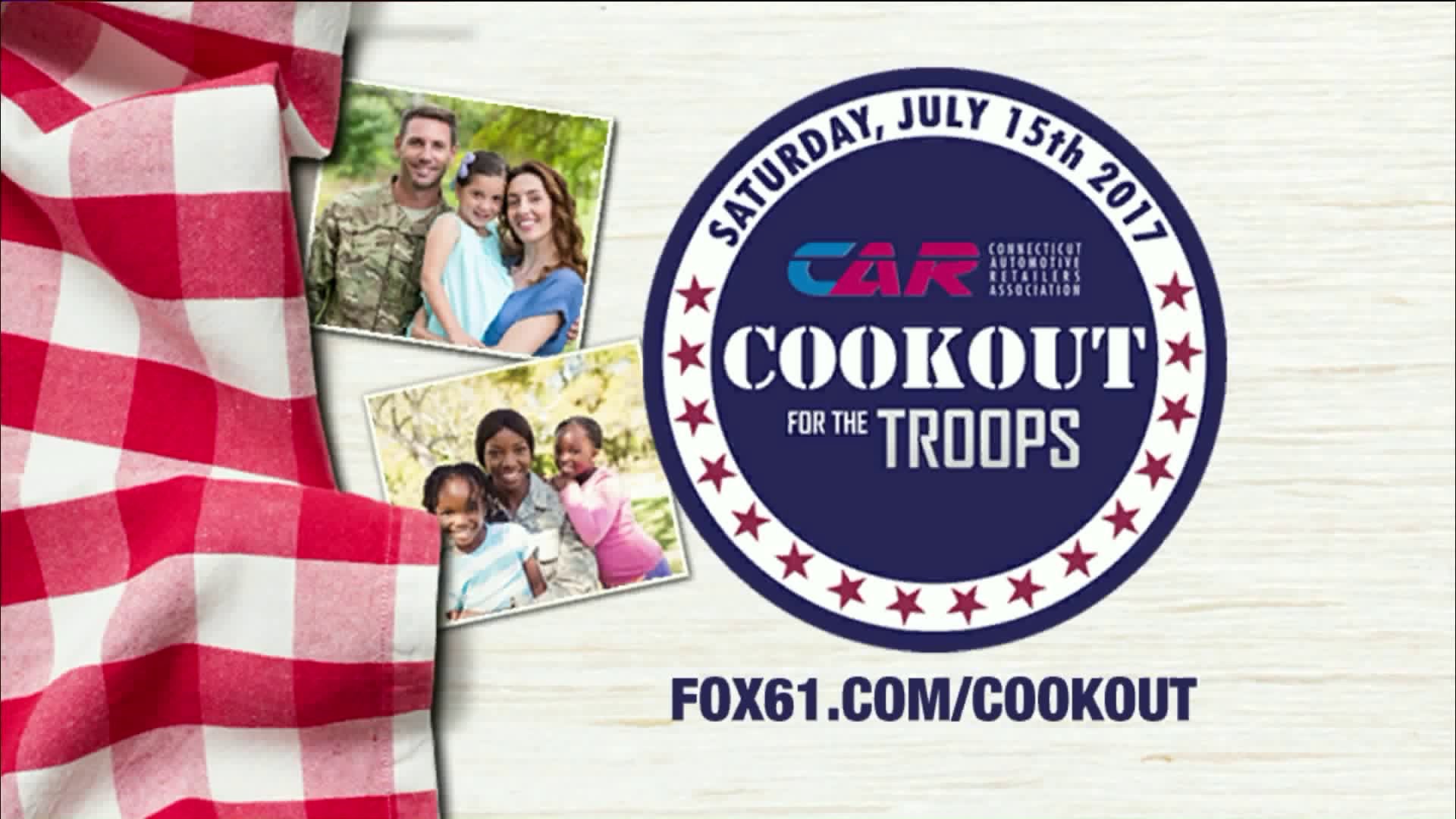 CARA cookout support USO families