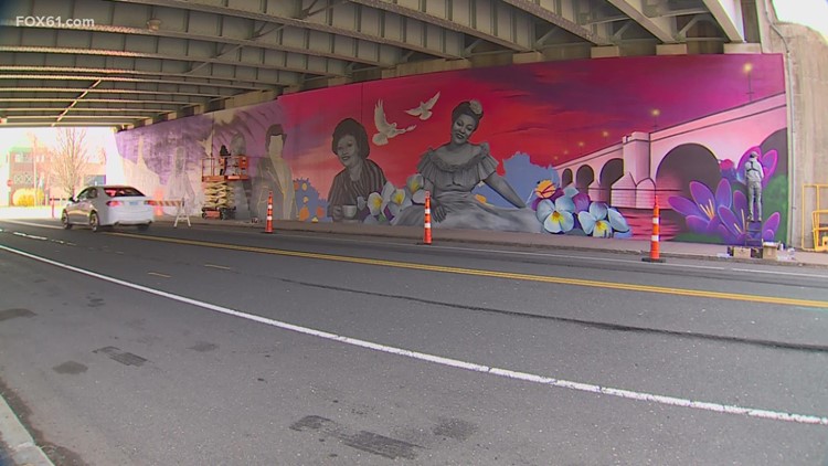 East Hartford underpass brought to life honoring local women in mural