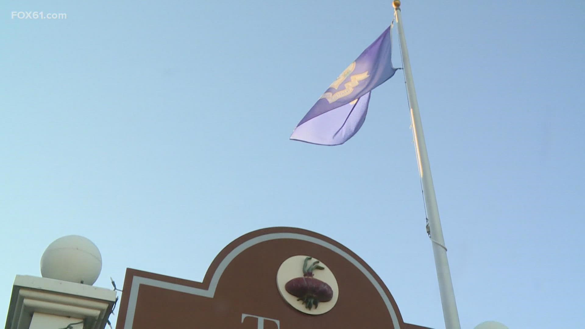 The Wethersfield town council is looking into how to address what flags should be allowed to be flown on town property.