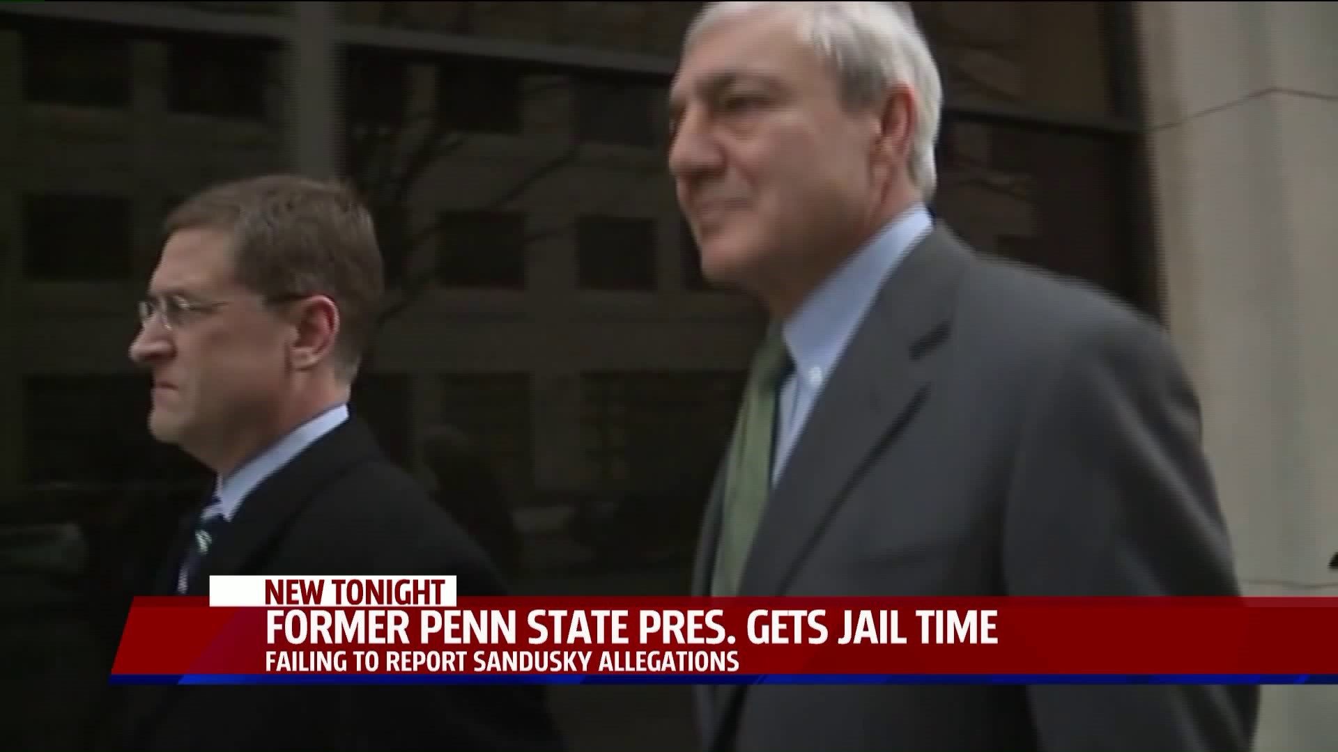 Former Penn State president sentenced to jail time