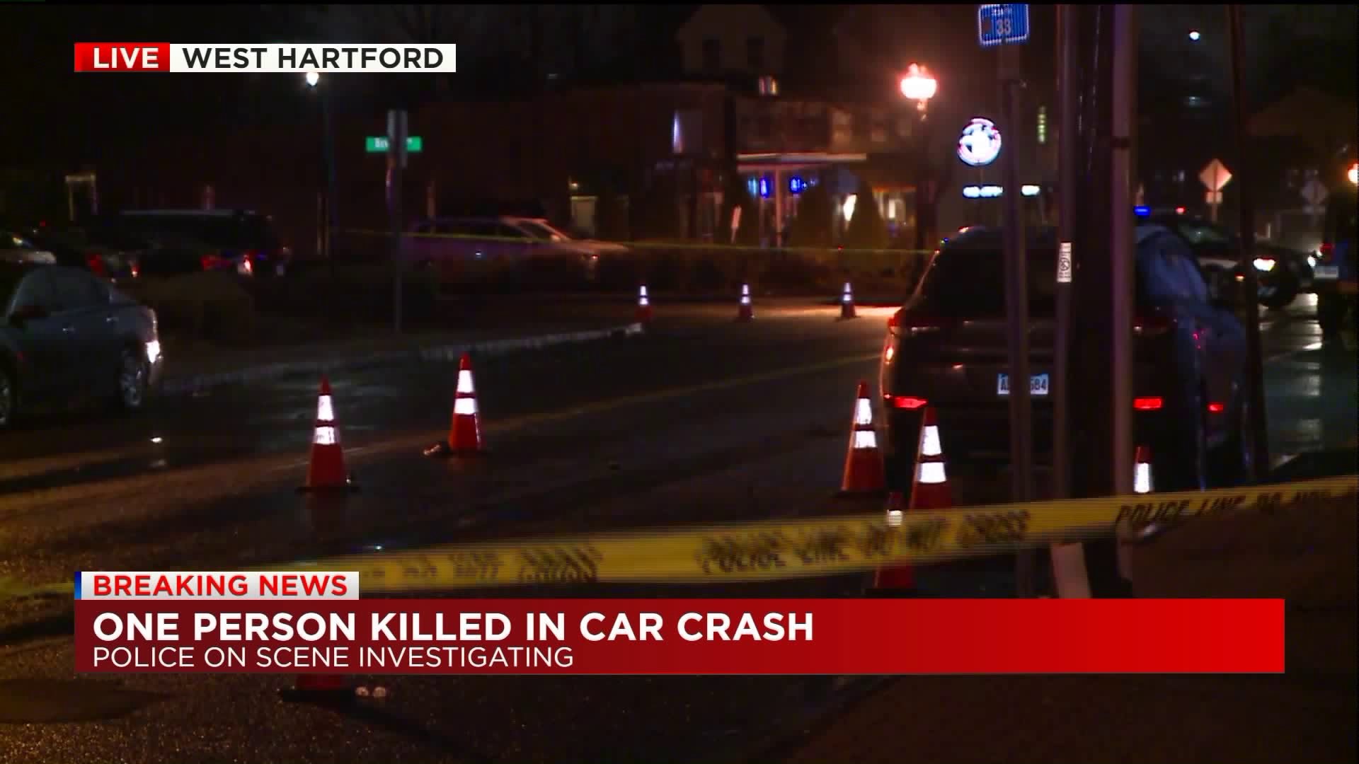 Person killed after being struck by car in West Hartford