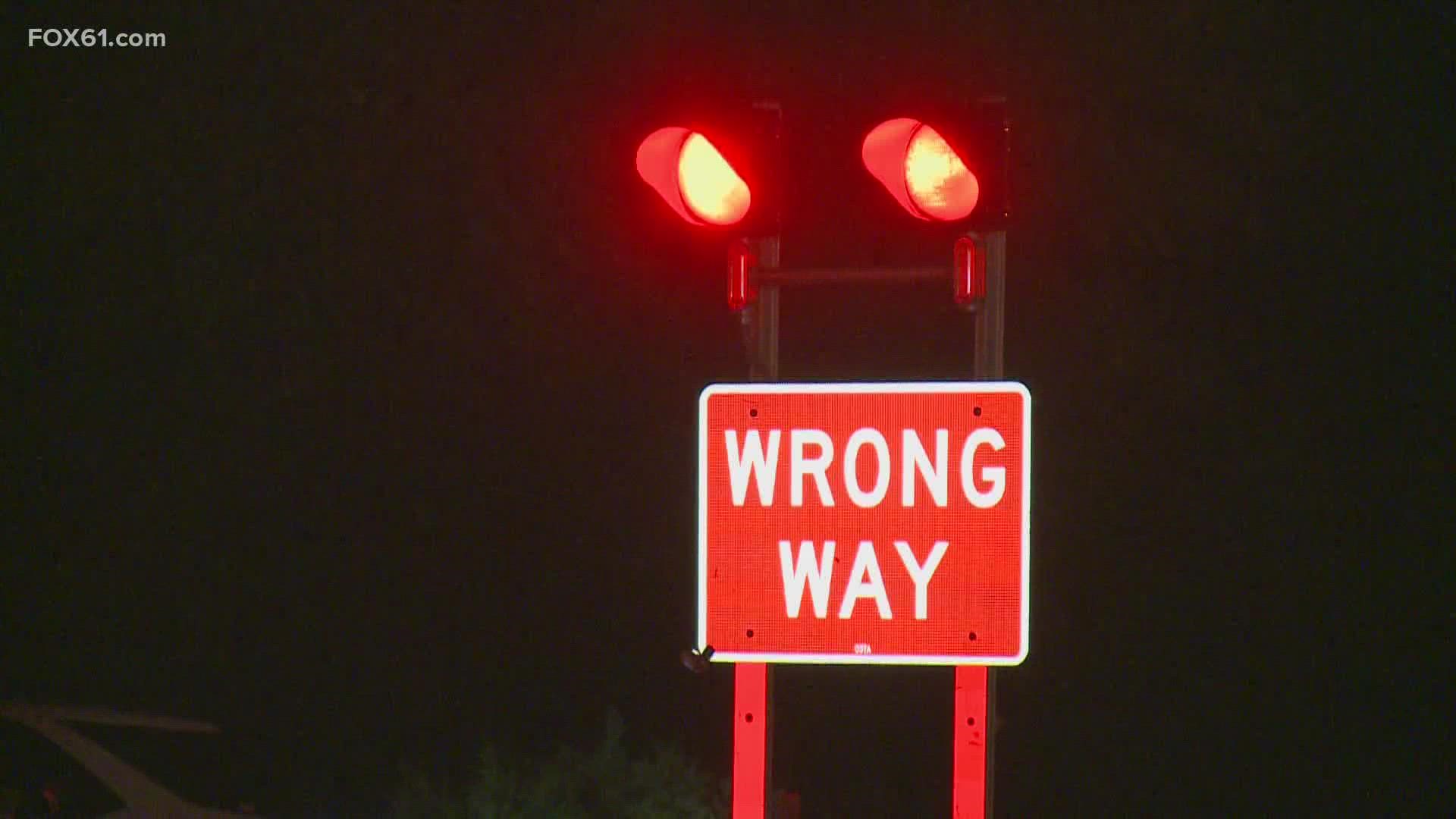 Fatal wrong-way crashes happen at night and in the early morning hours and 80 percent involve impaired drivers.