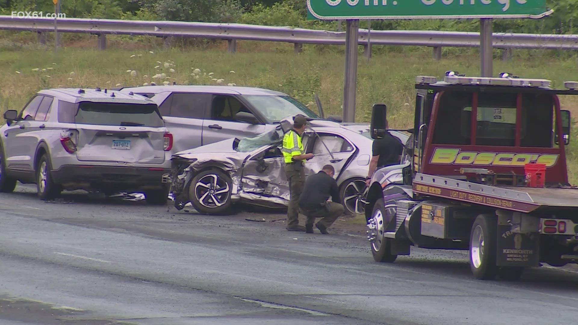 Thursday morning's crash on Interstate 91 was not the first time a state trooper has been seriously hurt or killed roadside in the line of duty in Connecticut. 