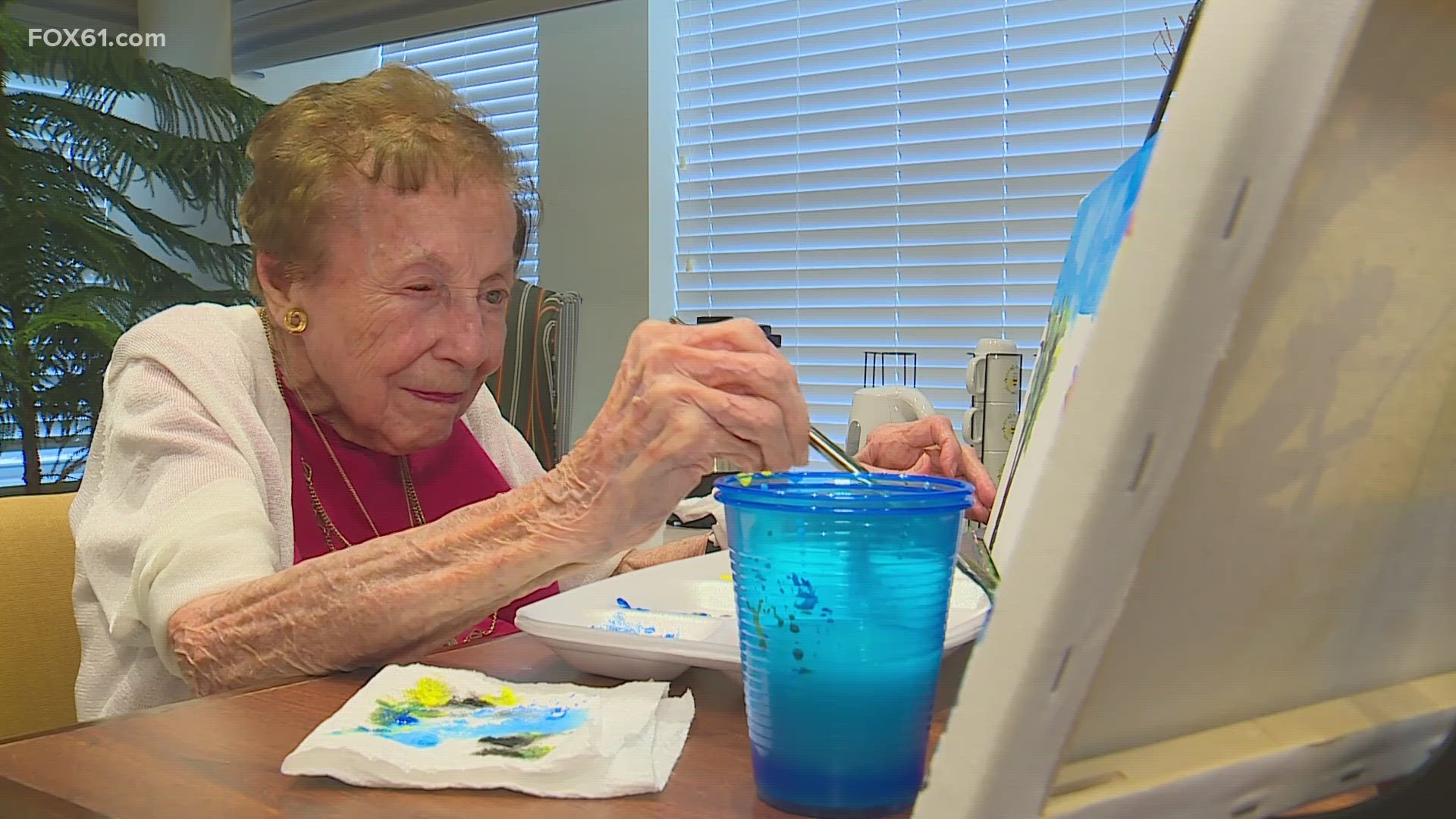 Woman Finds Her Passion For Painting At 104 Years Old