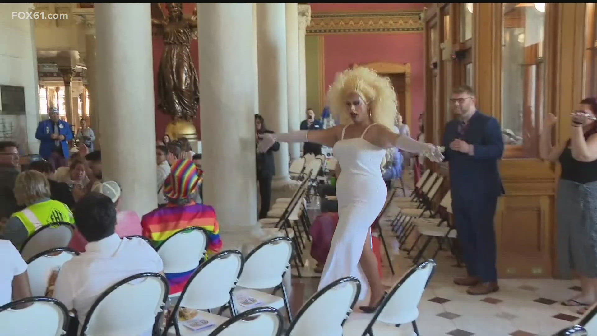 Monday, June 3 marked Pride Day at the Connecticut State Capitol. The theme for 2024 is "queer joy and queer resilience."