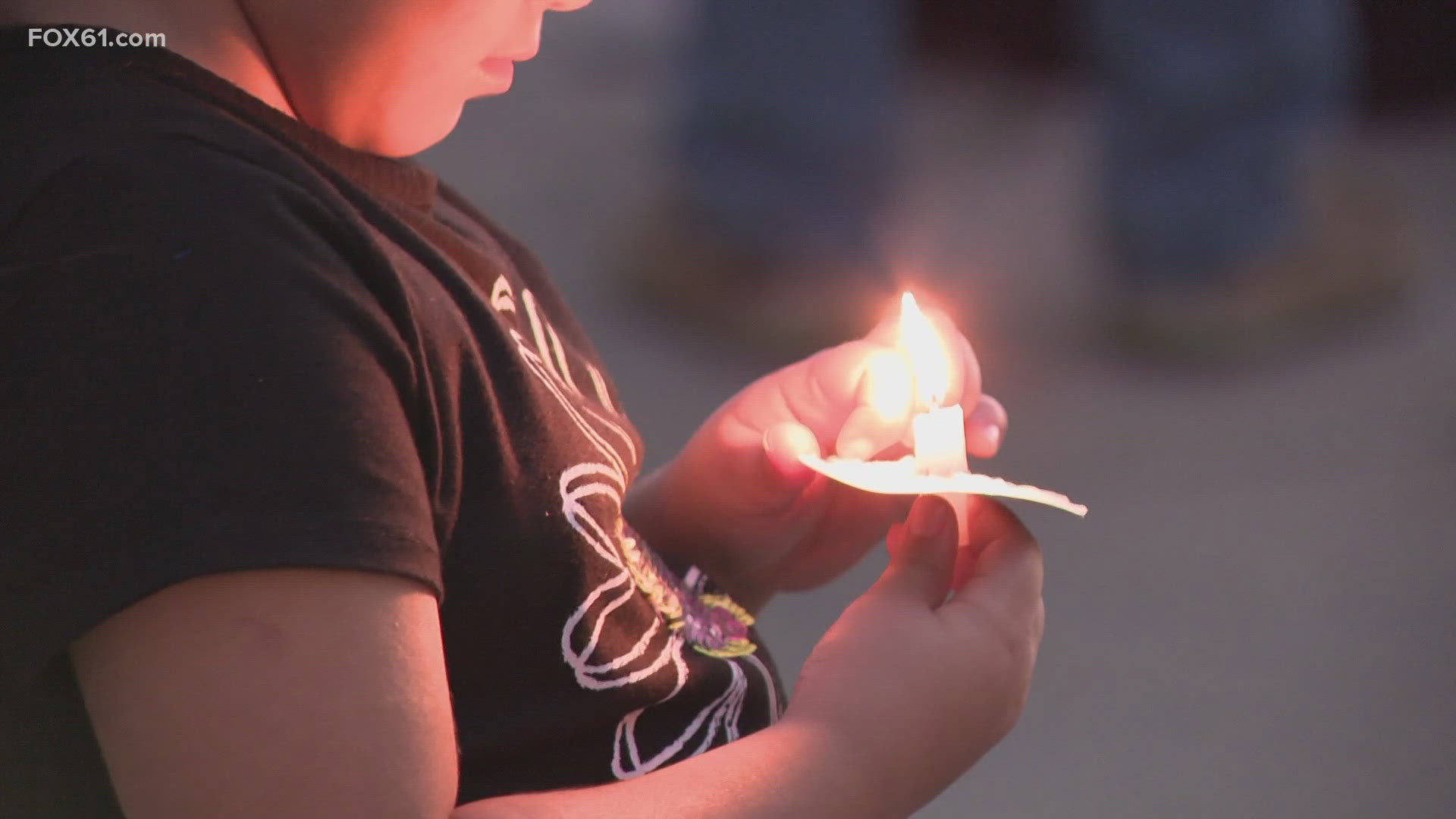 The candle light vigil is held each year during Domestic Violence Awareness Month by the Susan B. Anthony Project.