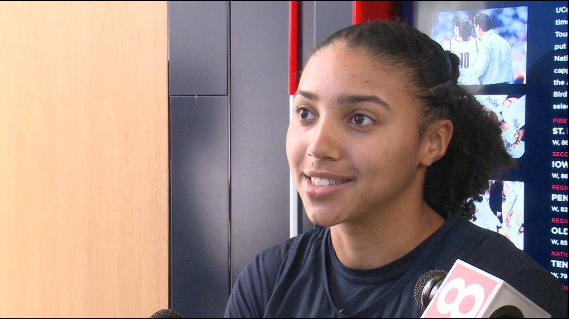 UConn Star Azzi Fudd Talks Ice Brady Injury And New Point Guard Role ...