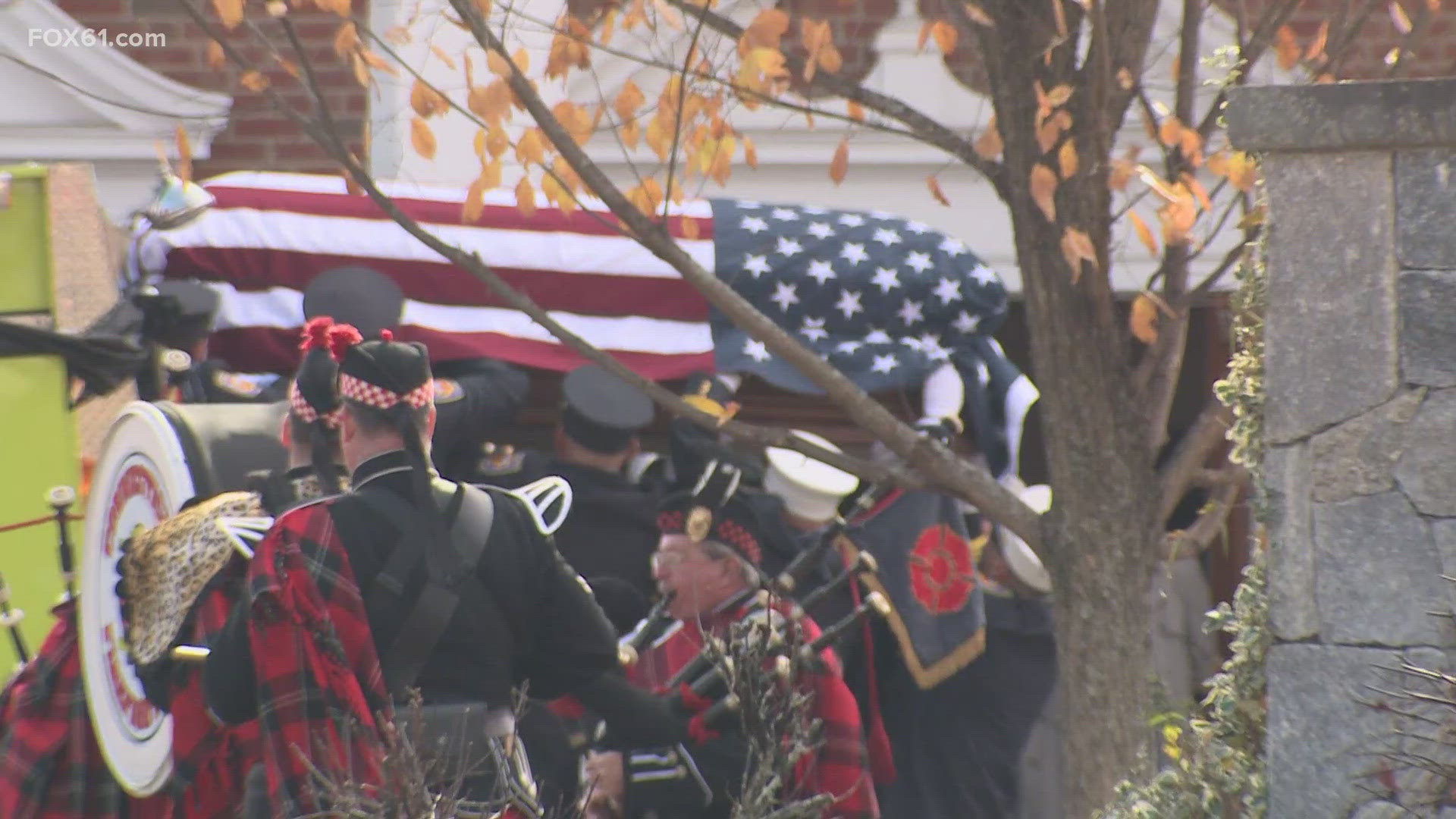 Funeral service in Newtown held for Assistant Fire Chief Pete Blomberg ...