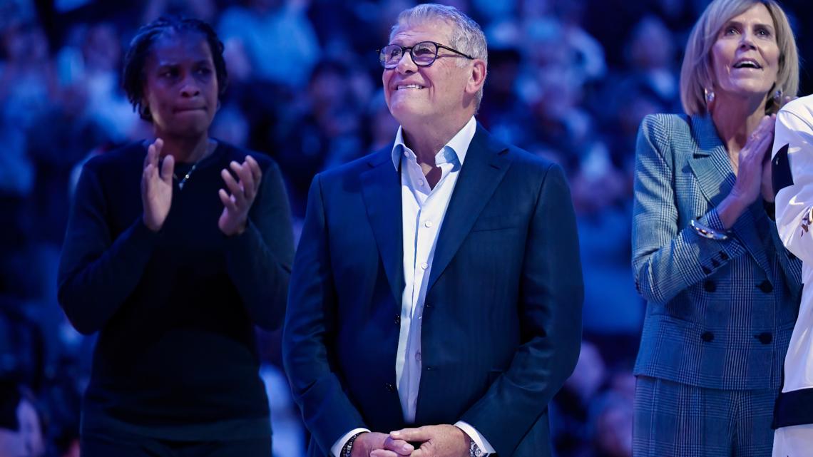 At 72 years old, UConn women’s basketball coach Geno Auriemma appears