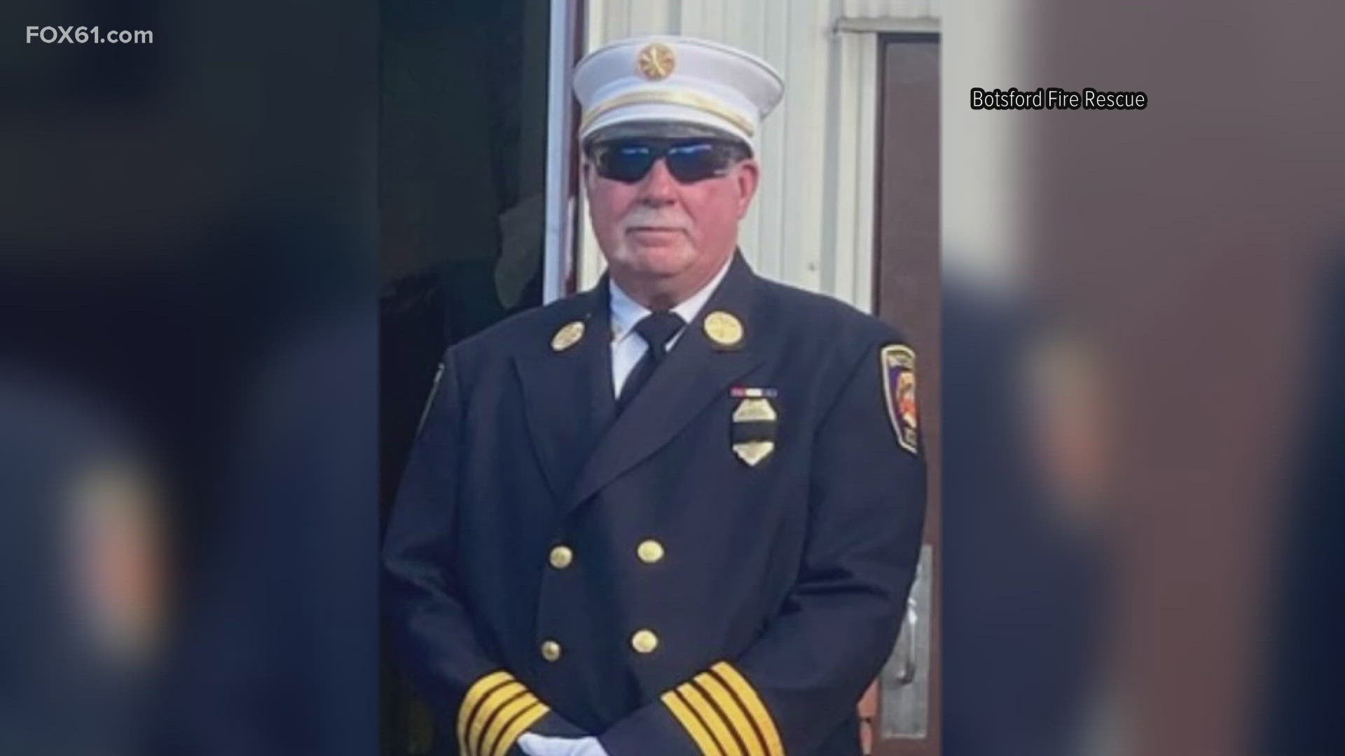 Peter Blomberg, 72, was the assistant fire chief of Newtown’s Botsford Fire Rescue. He died after being struck by a pickup truck Monday evening.