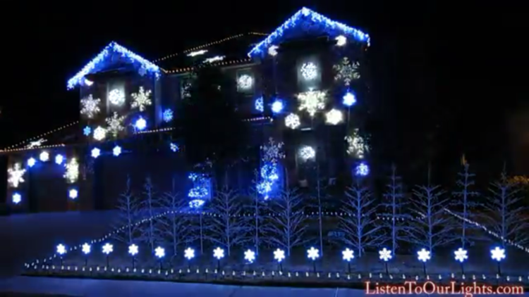 Video Holiday Light Show Set To 'Let it Go' From 'Frozen' - ABC News