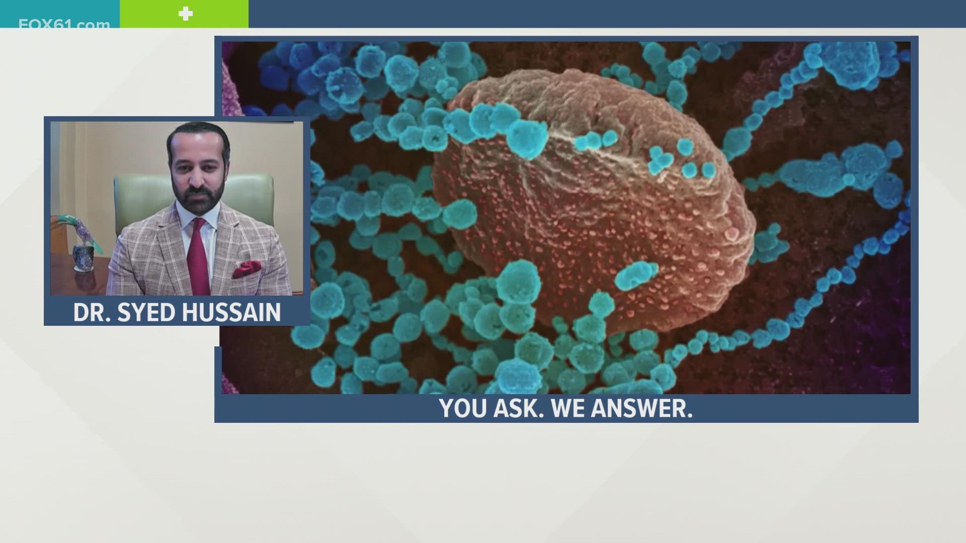 Dr. Syed Hussain with Trinity Health of New England discusses the pandemic a full two years since the first COVID-19 case was confirmed in the country.