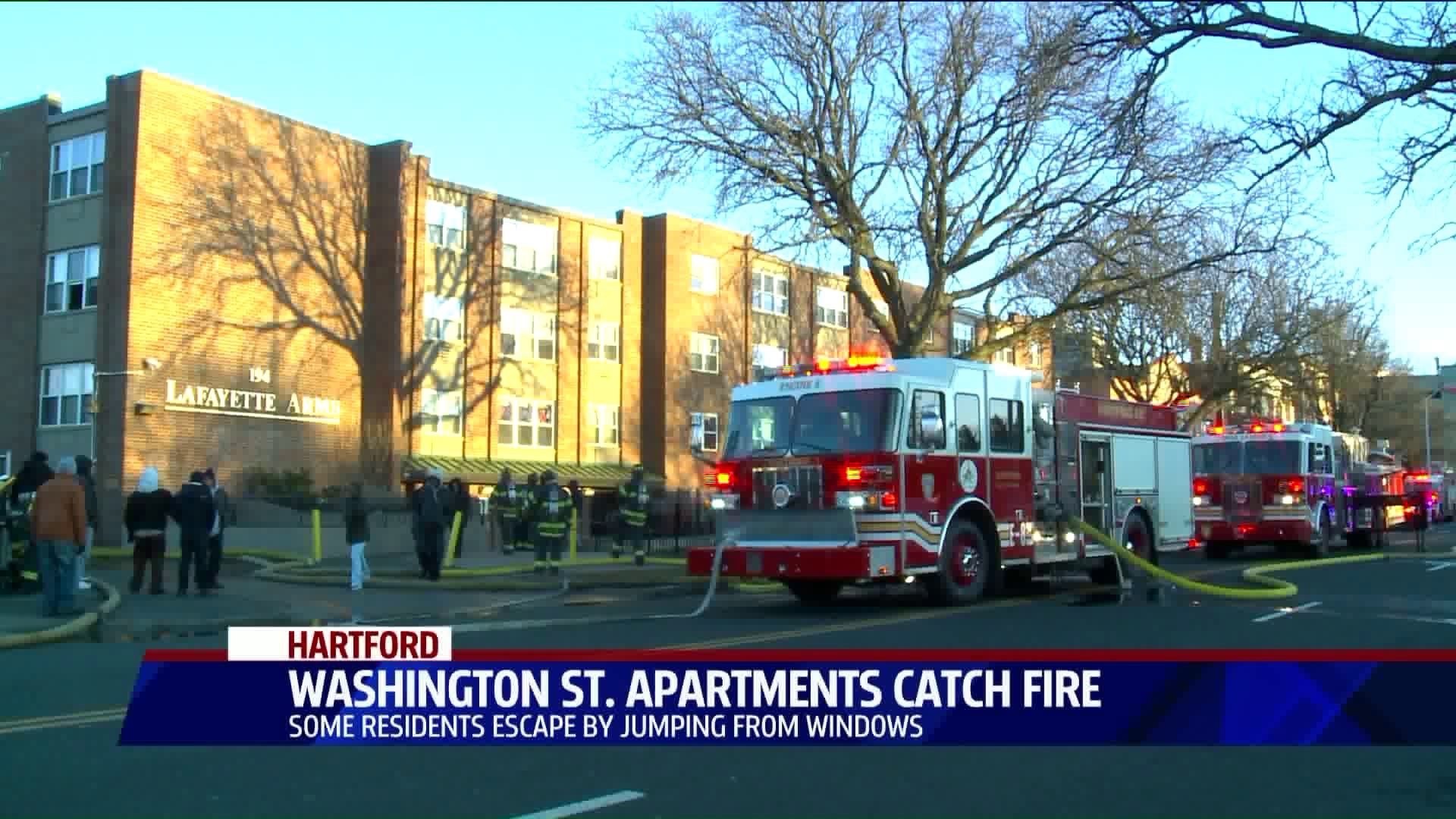 Hartford fire displaces tenants