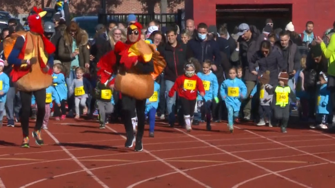 Kids run in Little Manchester Road Race in Connecticut