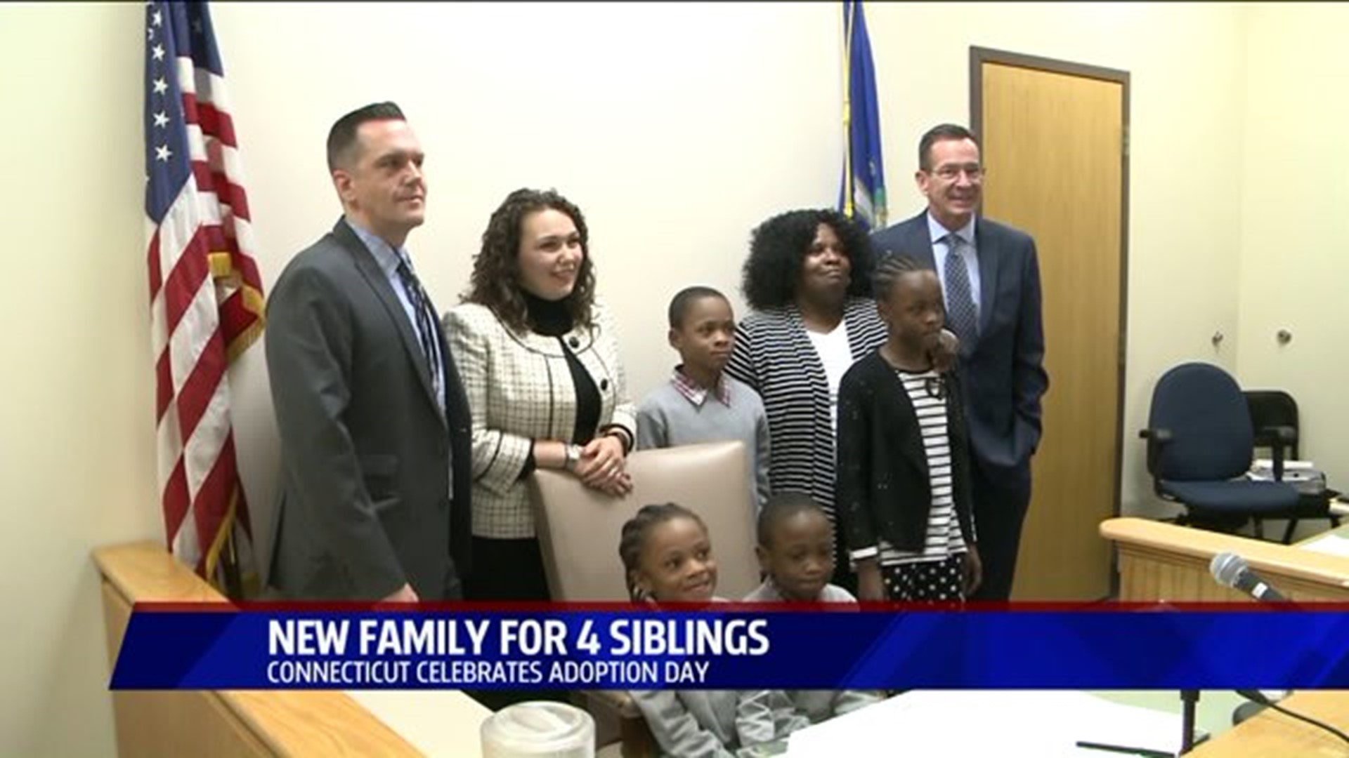 New family celebrates on National Adoption Day