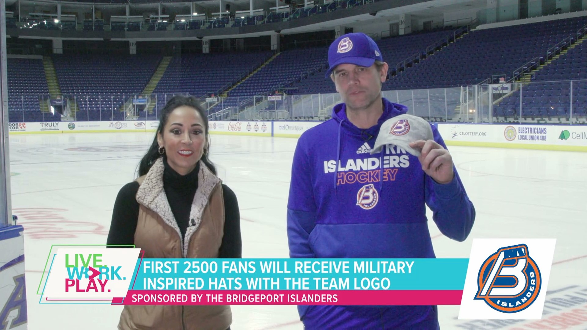 Military Night at the Bridgeport Islanders on LWP