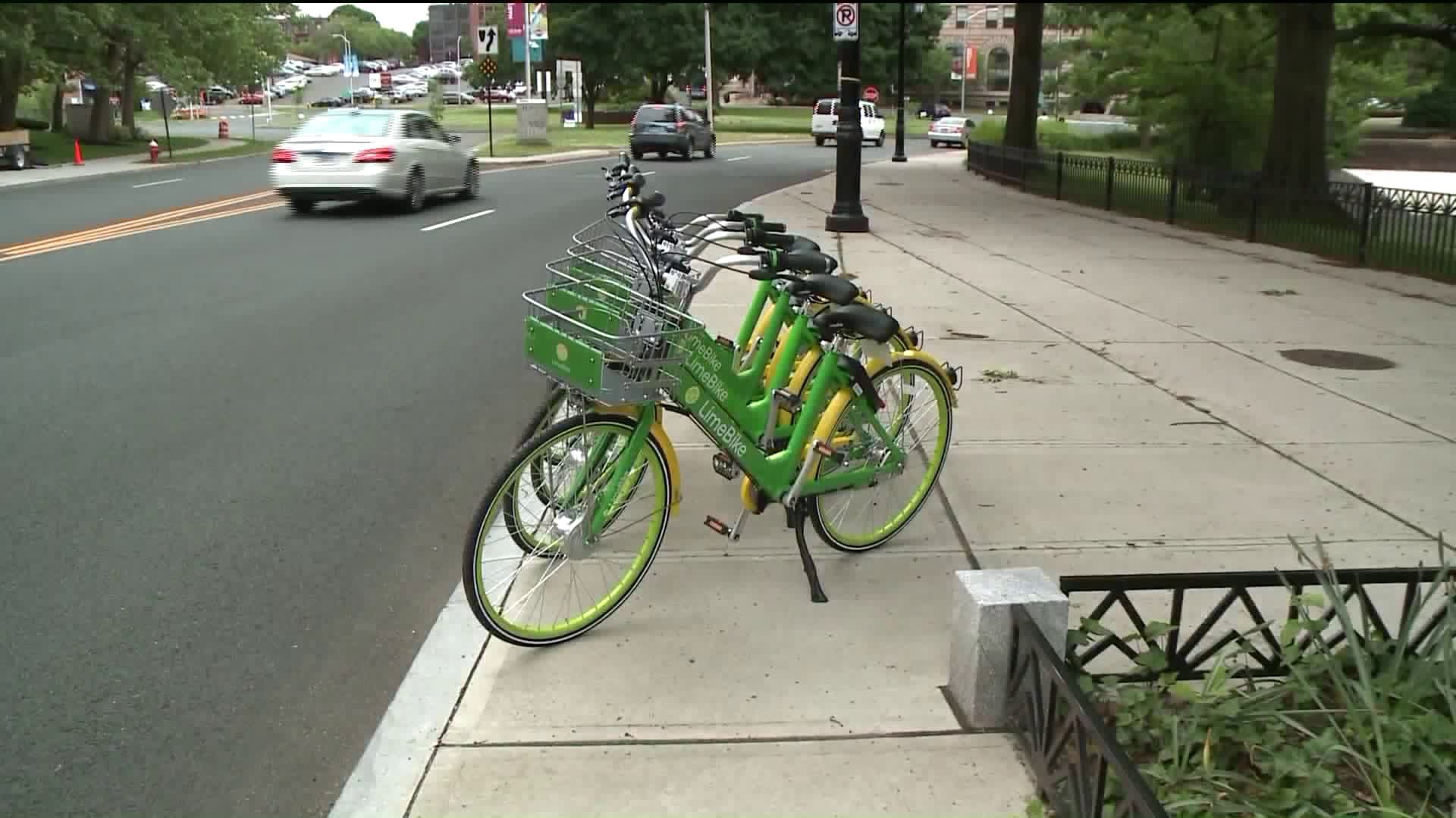 Limebikes heading out of town