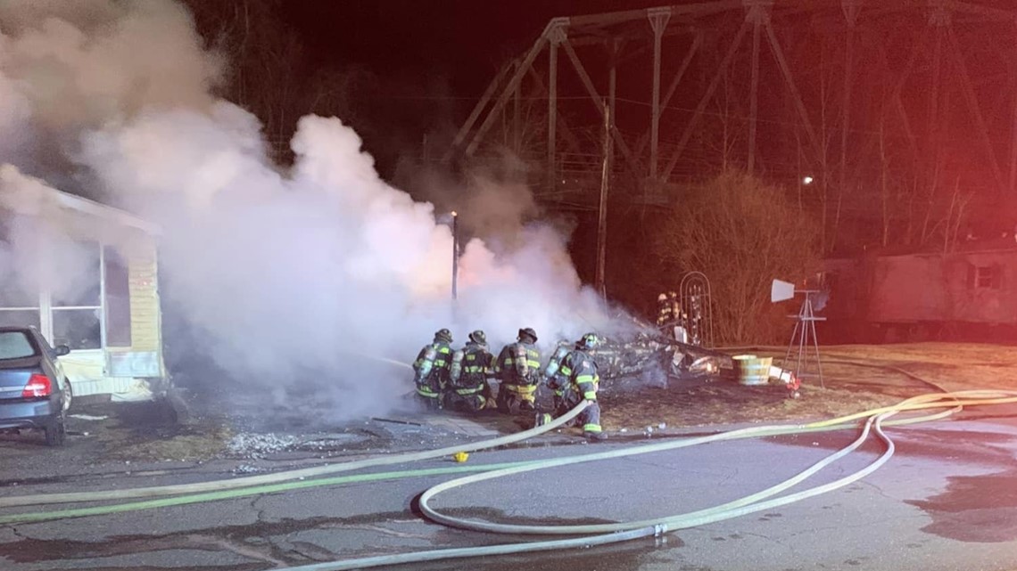 Conn. man charged with arson, kidnapping after trailer home fire ...