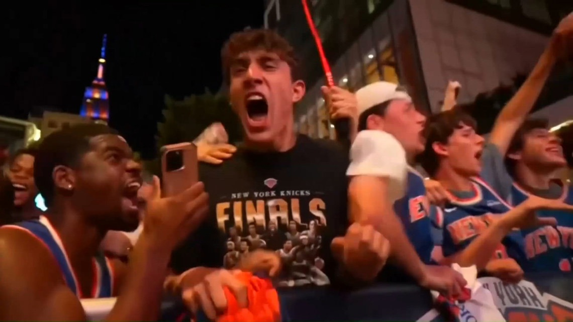 CT fans celebrate Knicks championship win